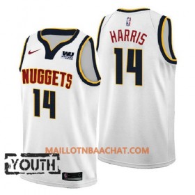 Maillot NBA Denver Nuggets Gary Harris 14 2018-2019 Nike Blanc Swingman - Enfant